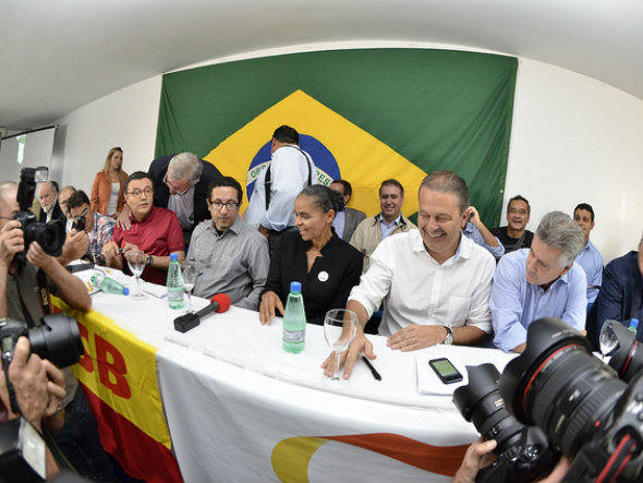 Marina Silva e Eduardo Campos: políticos anunciam, nesta terça-feira, plano de governo da coligação PSB/Rede para as Eleições 2014