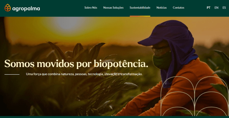 Documento apresenta resultados financeiros, operacionais, ambientais e sociais referentes aos anos de 2022 e 2023 (foto: divulgação Agropalma)